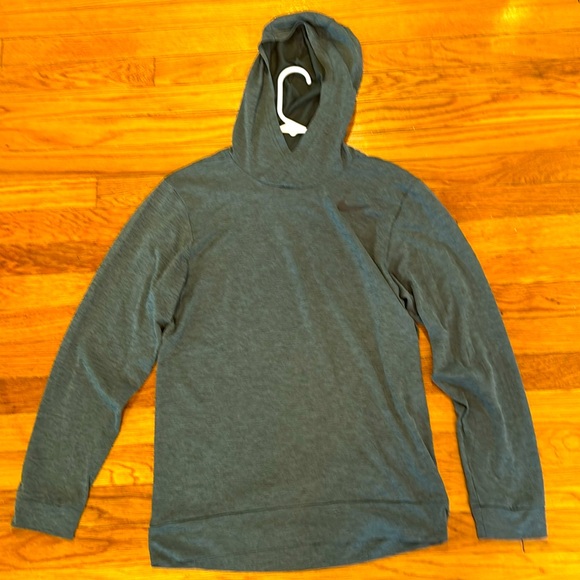 Nike Dry Fit Green Lightweight Pullover Hoodie - Small - Picture 2 of 5